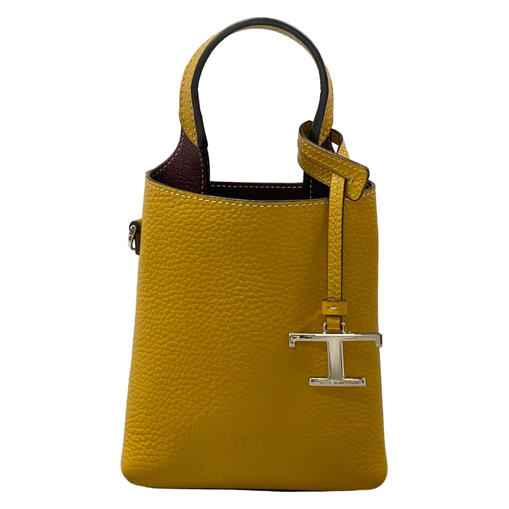 Tod's T Timeless Micro Yellow Leather #336793T87B